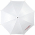 23" Kyle-sateenvarjo, automaattisesti avautuva, puinen varsi, valkoinen lisäkuva 3